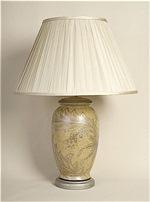 ALEXANDERS 33CM SILVER FERN BASKET LAMP